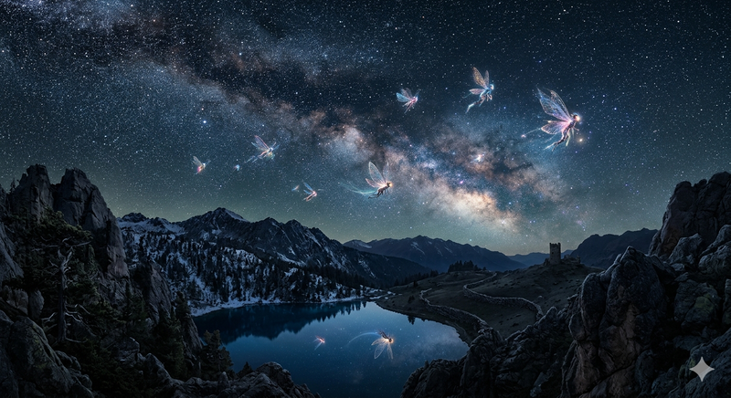 Faeries buzzing around